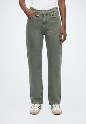 Abercrombie & Fitch, JUL2 GREEN GMT DYE HR 90S RELAXED 1CC $100.00 TR - Coupe large - olive