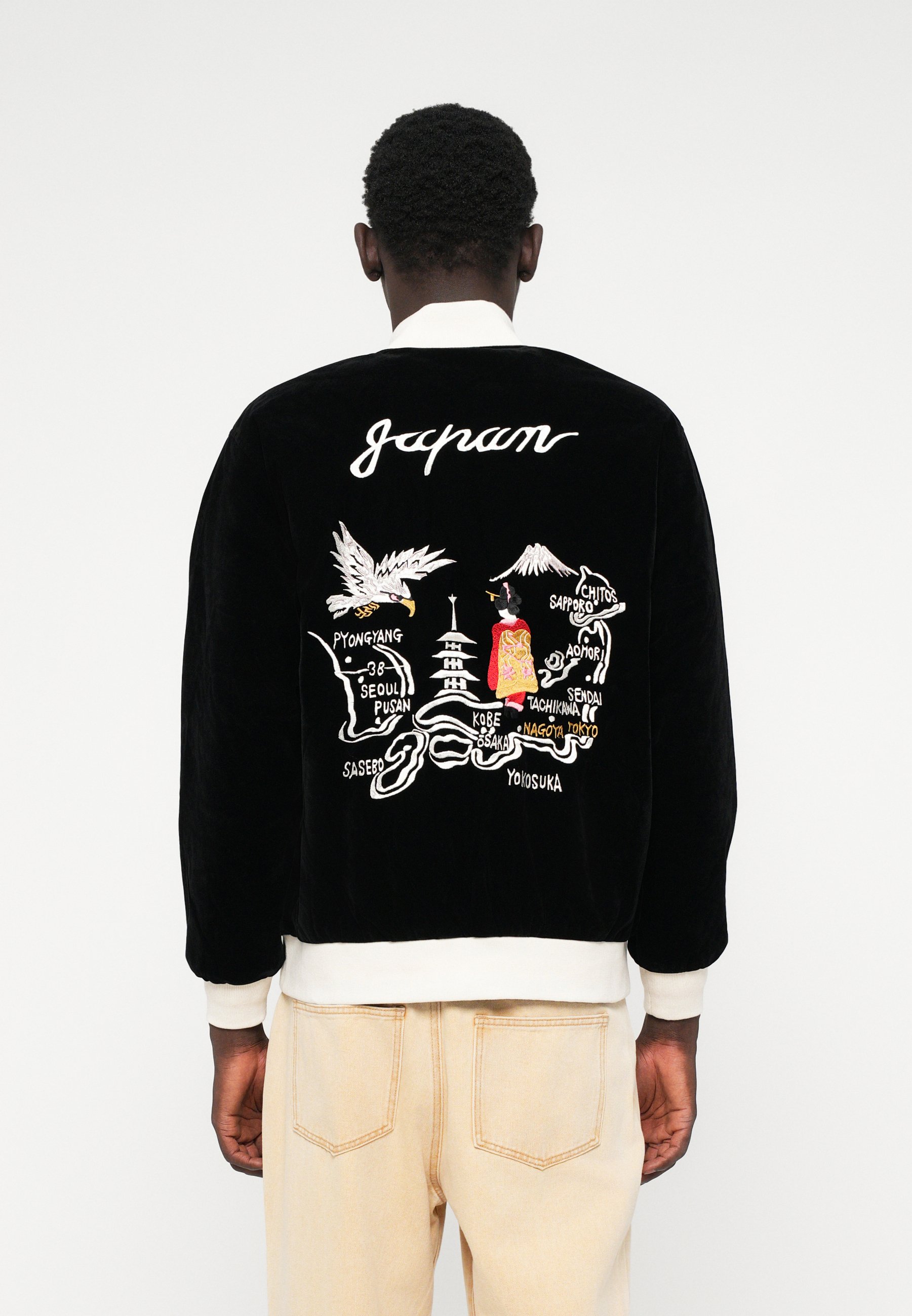 TAION REVERSIBLE SKAJAN JACKET UNISEX - Geacă bomber - black/navy