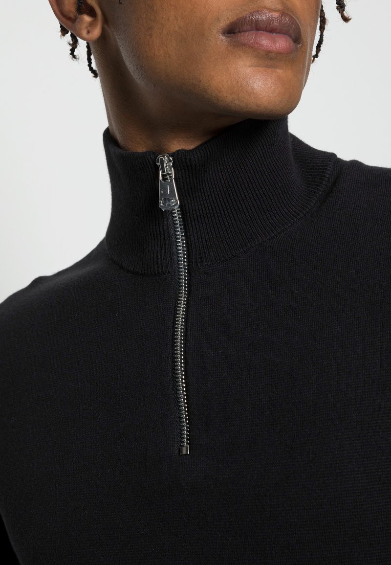 Herren Strickjacken | Calvin Klein PUNTO MILANO QUARTER ZIP Strickpullover black/schwarz - DY73901 Herren Strickjacken | Calvin Klein PUNTO MILANO QUARTER ZIP Strickpullover black/schwarz - DY73901