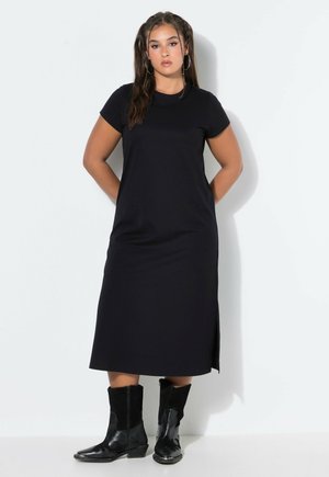 Studio Untold, ALINEFITSHORTSLEEVEDRESS - T-Shirt-Kleid - black