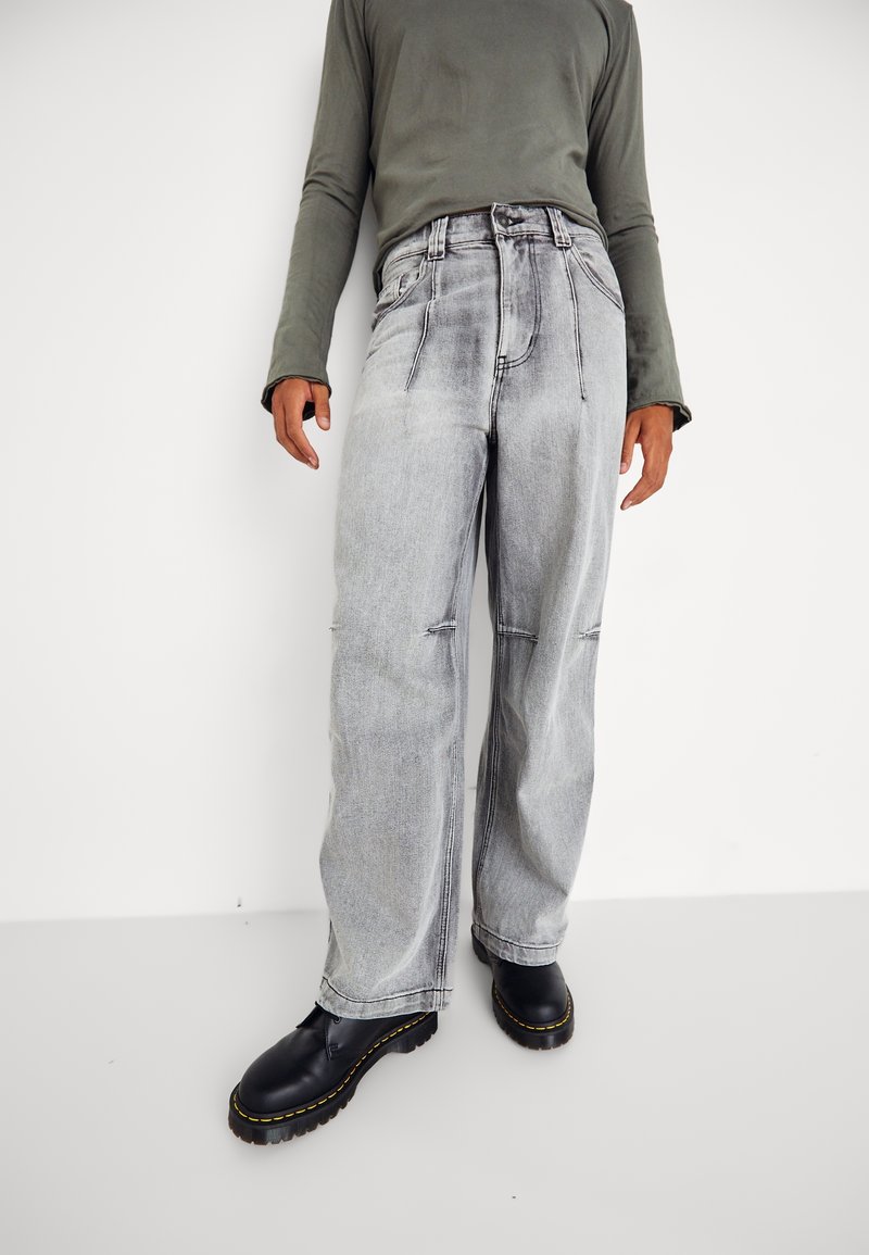 Jaded London Relaxed fit jeans - light grey