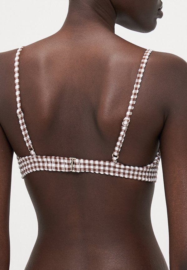 RUCHED UNDERWIRE GINGHAM  - Bikini top3