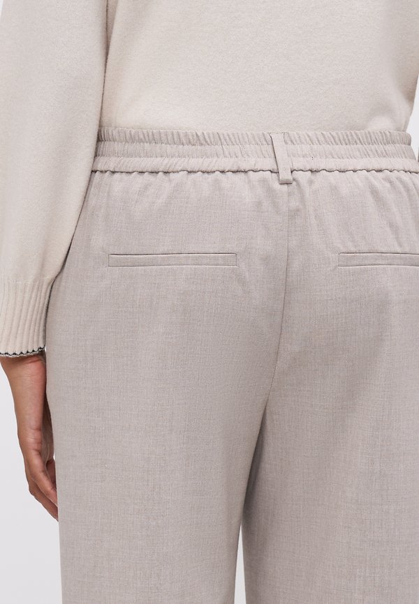 VMMAYA GOODY STRAIGHT  - Trousers - silver mink melange3