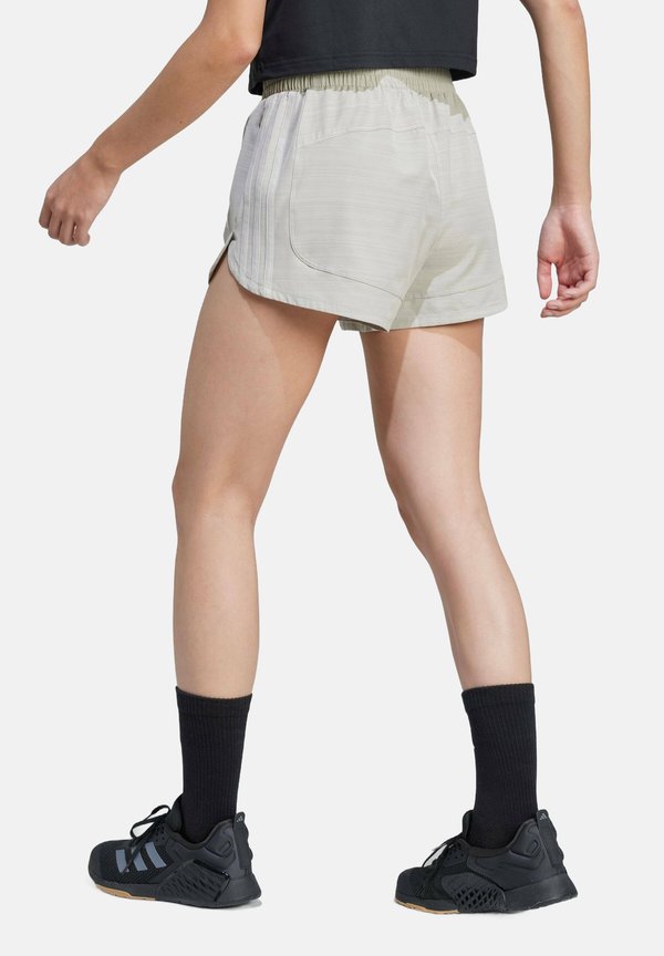 PACER STRIPES HIGH RISE - Sports shorts - alumina mel beige3