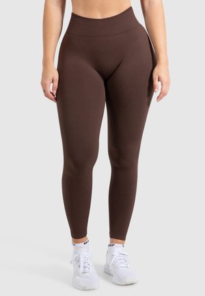 CETRINA SEAMLESS SCRUNCH LEGGINGS - Leggings - braun