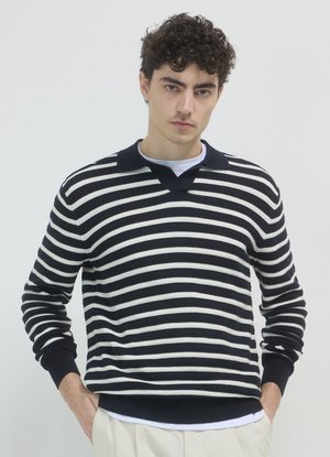 Calliope A RIGHE - Poloshirt - var blu notte