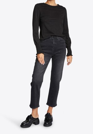 Jeans straight leg - black denim