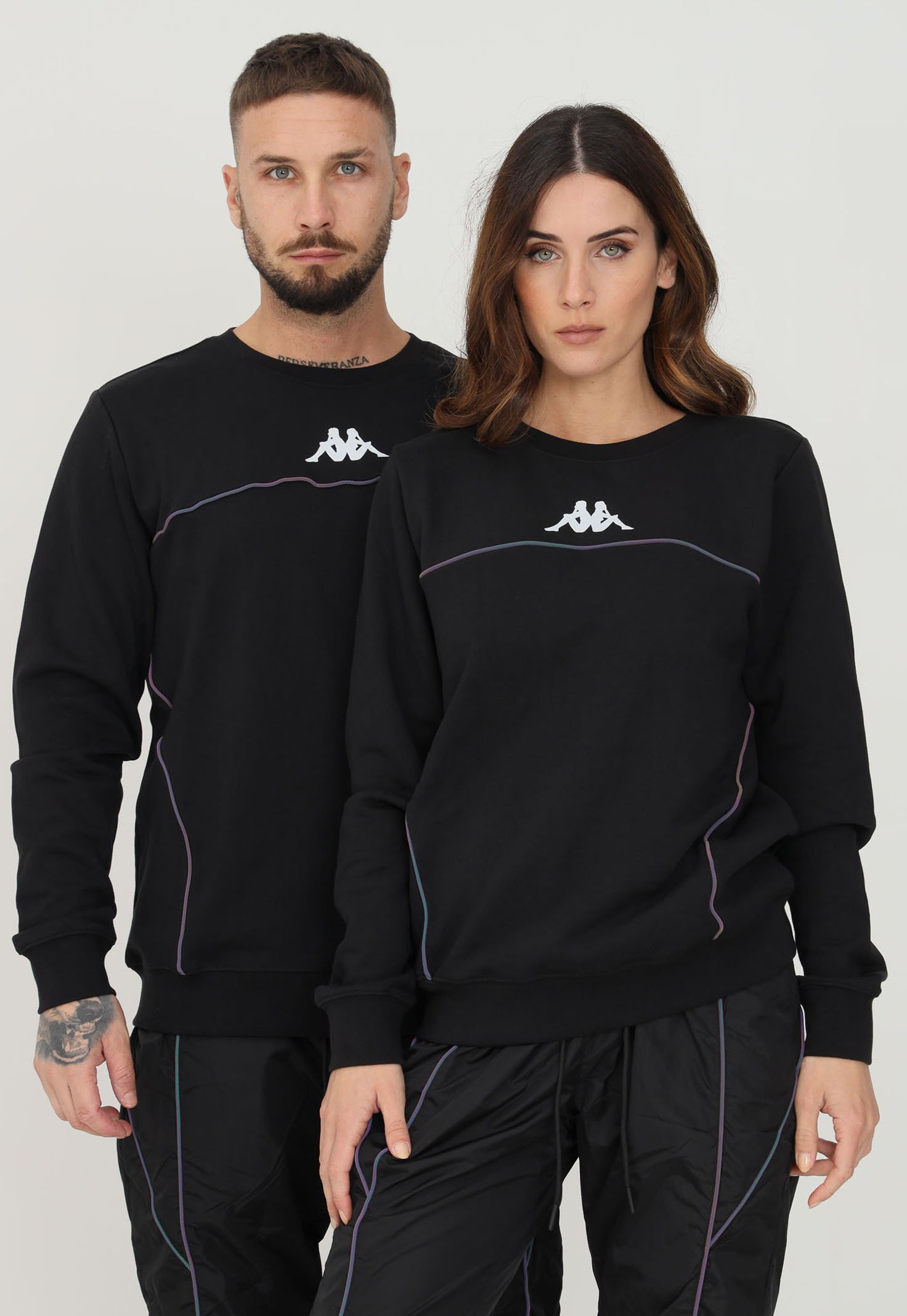 Kappa Felpa - black grey silver/nero - Zalando.it