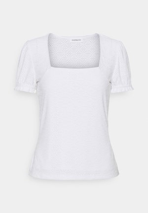 Stickerei Print T-shirt - Triko s potiskem - white