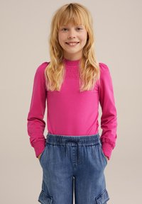 WE Fashion Langarmshirt - pink