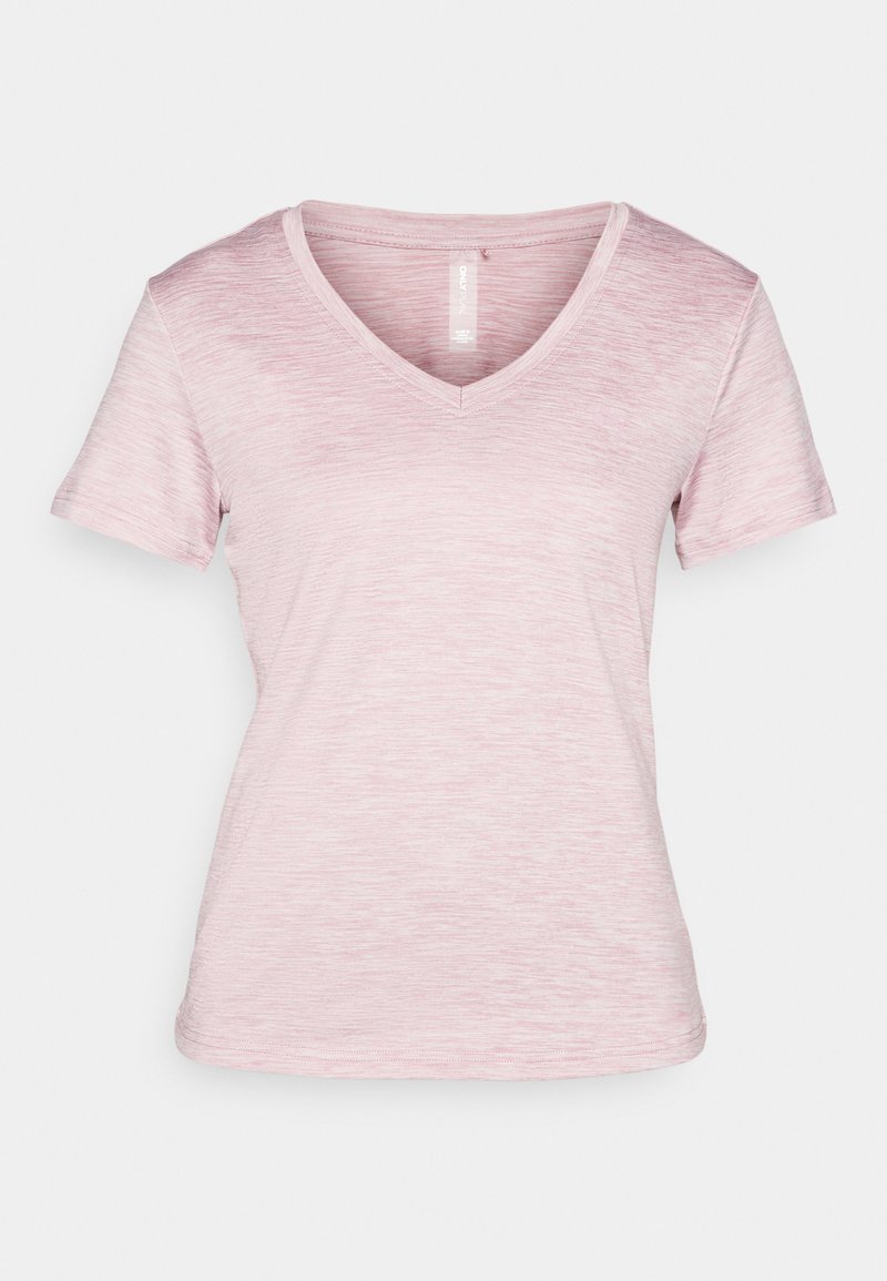 Only Play T-shirt basic lila gemêleerd Only Play T-shirt basic lila gemêleerd