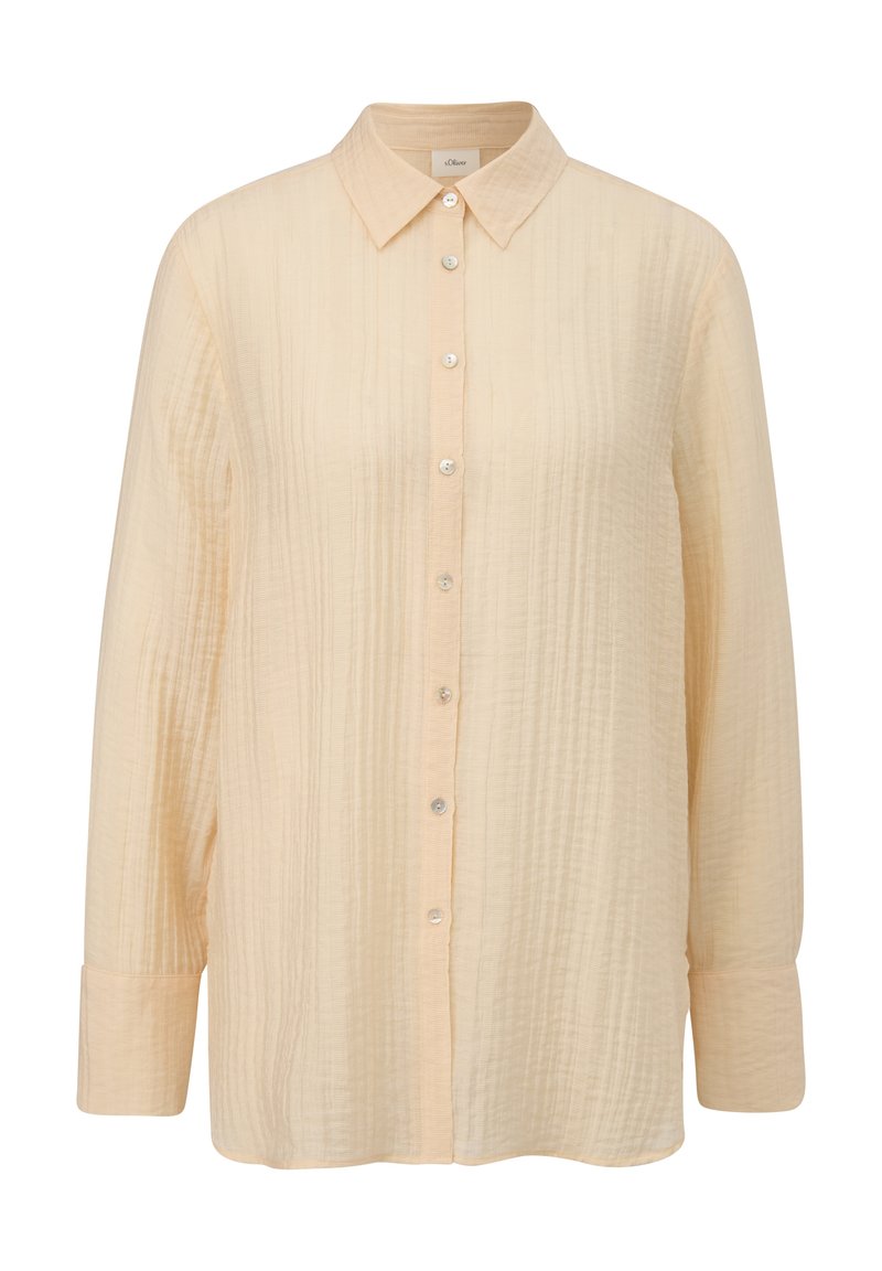 s.Oliver BLACK LABEL Overhemdblouse lichtgeel s.Oliver BLACK LABEL Overhemdblouse lichtgeel