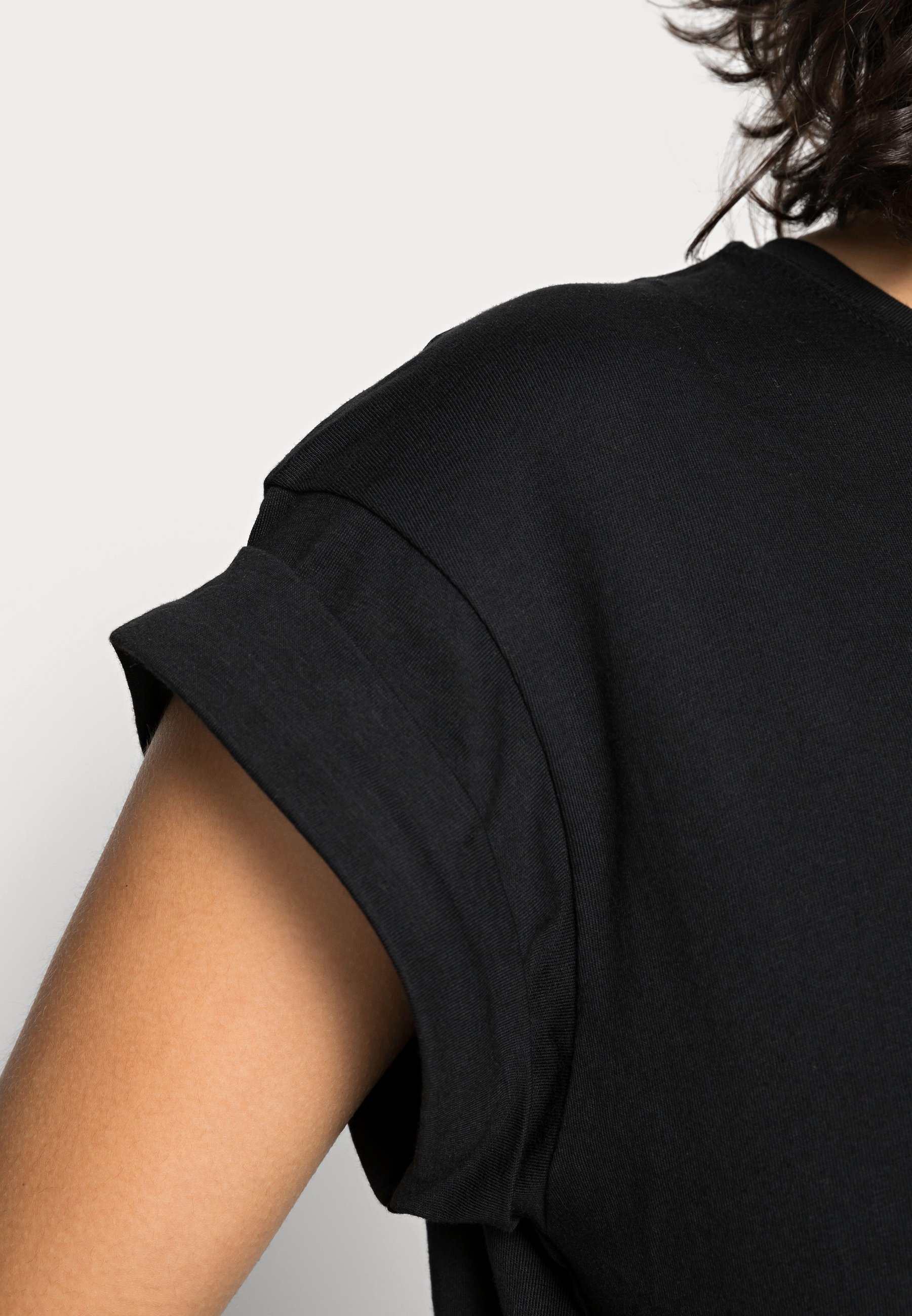 Moss Copenhagen ALVA PLAIN TEE - T-Shirt basic - black/schwarz - Zalando.de