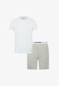 Ausgewählt, weiß/grau