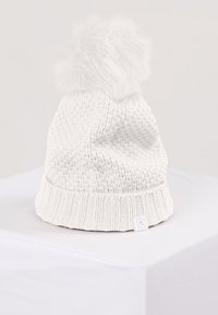 CASH-MERE MIT BOMMEL - Berretto - weiss