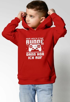 GAMING SPRUCH ZOCKEN LUSTIG GESCHENKE COMPUTERSPIELE 
 - Hoodie - rot
