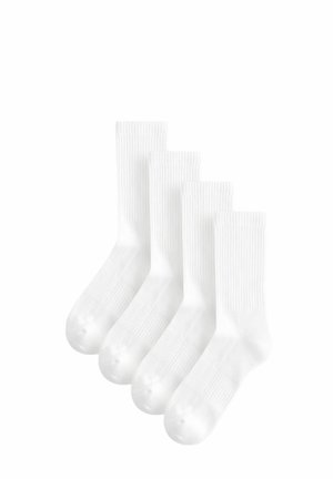 Next SIGNATURE CUSHIONED 4 PACK - Strømper - white