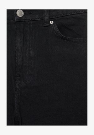 PULL&BEAR, HIGH-WAIST SLIM-FIT - JEANS - Jean slim - black