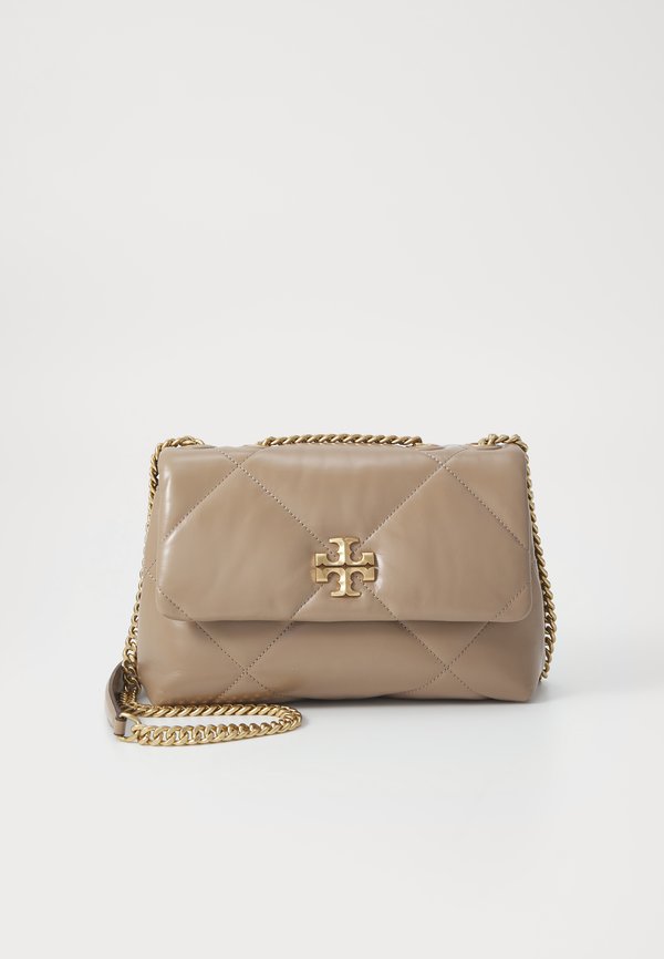 KIRA DIAMOND QUILT SMALL CONVERTIBLE SHOULDER BAG - Cross body bag - taupe oak4