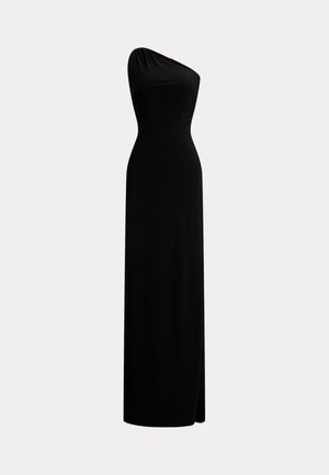Lauren Ralph Lauren, STRETCH JERSEY ONE-SHOULDER GOWN - Cocktailkjole / festkjole - black