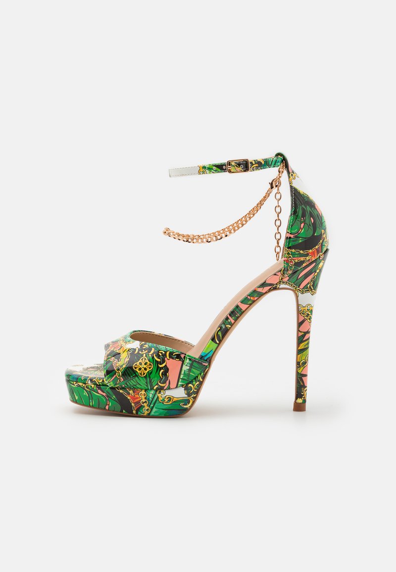 ALDO Sandalen met plateauzool meerkleurig
