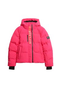 Superdry Co HOODED SKI BOXY PUFFER Veste d'hiver hyper fire