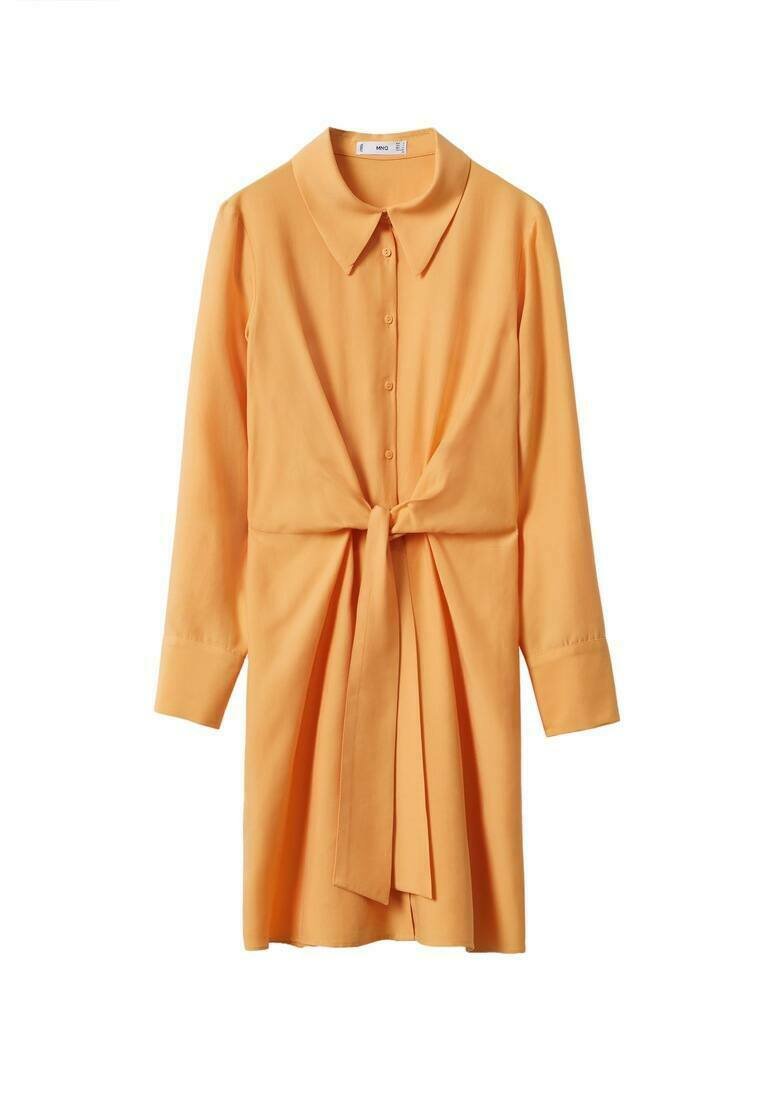 Damen Freizeitkleider | Mango NIKITA Blusenkleid oranje/orange - RT52292 Damen Freizeitkleider | Mango NIKITA Blusenkleid oranje/orange - RT52292