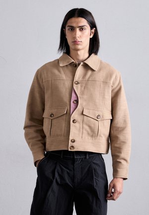 Kidsuper POCKET DETAIL CROPPED COAT - Sommerjakke - light brown