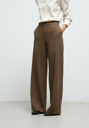El Ganso, PANTALÓN ALINA ESPIGA - Pantalones - marron