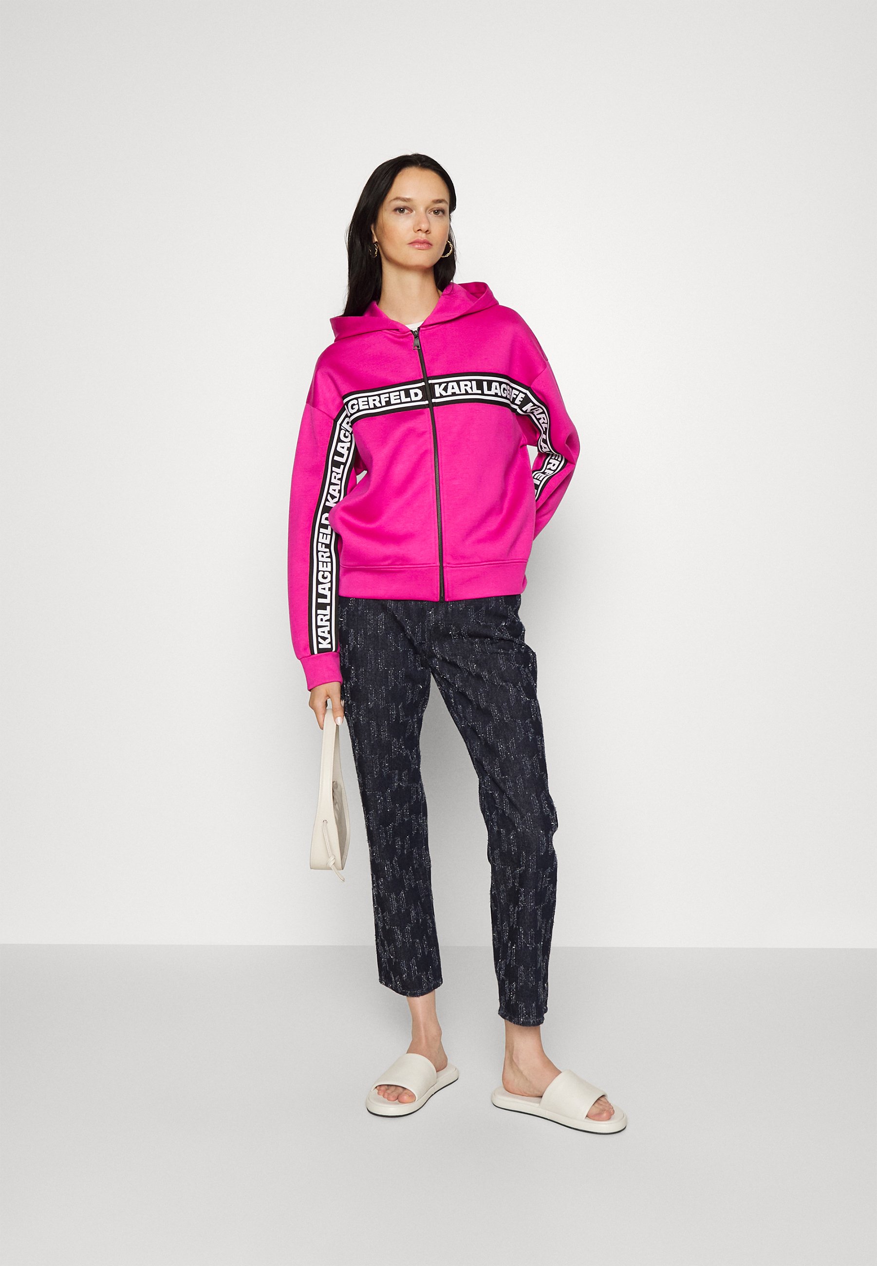 KARL LAGERFELD Hoodie - fuchsia/pink 