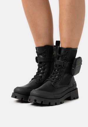 Bottines à plateau - black