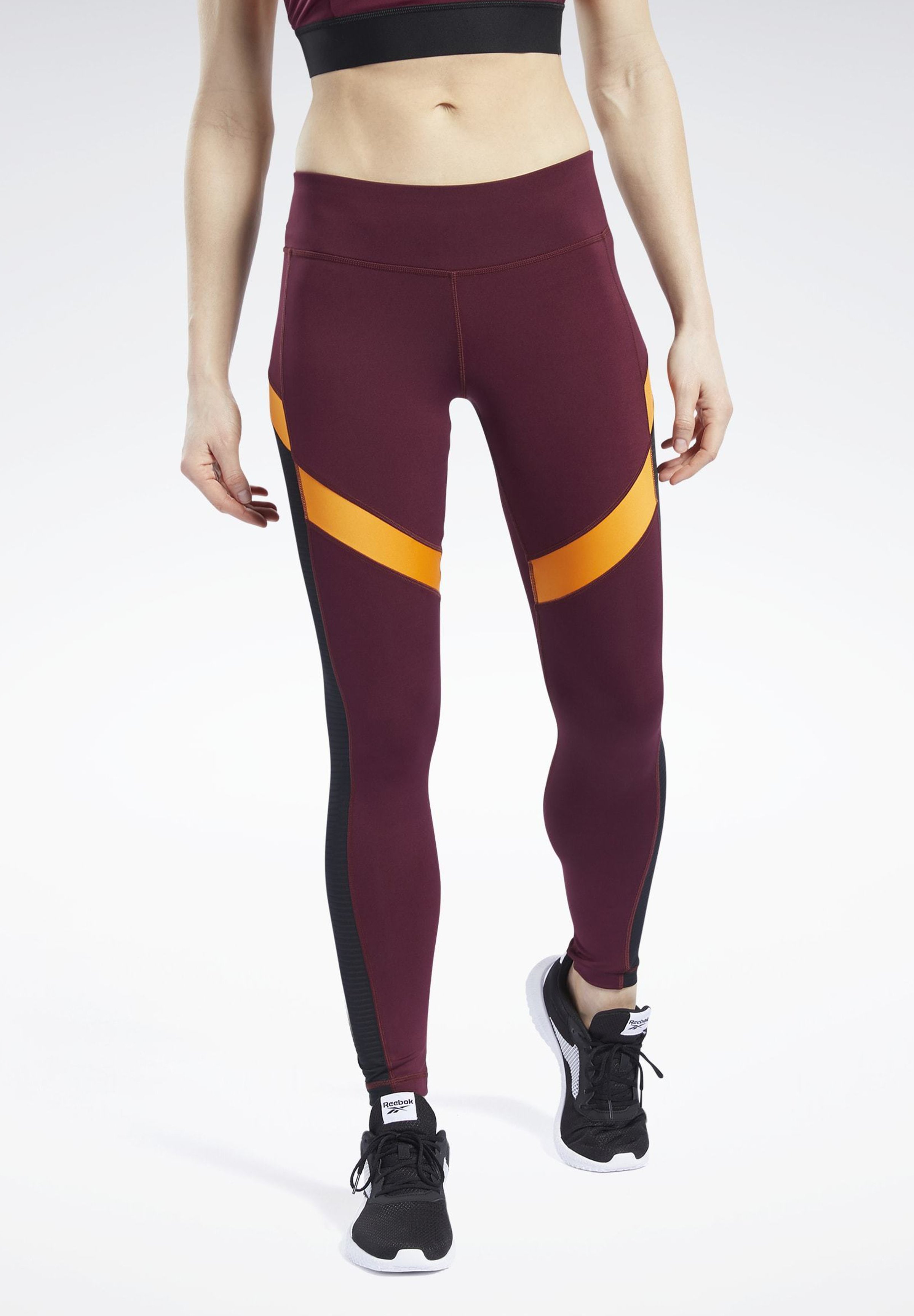 maroon workout leggings