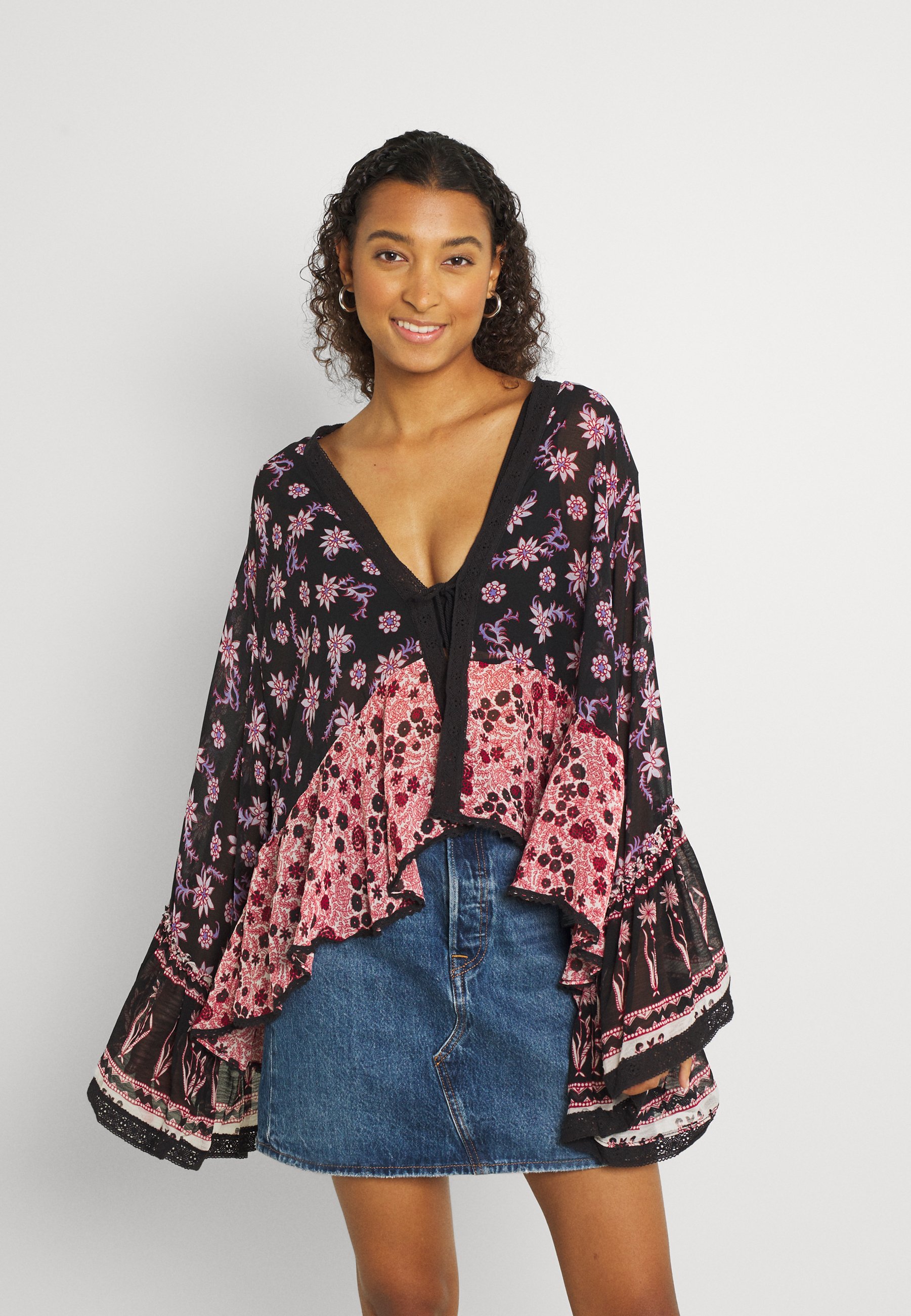 Free People PLACED PRINT LOLA KIMONO 