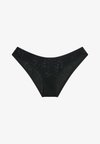 BIKINI ULTRA SOFT LACE - Aluspüksid - black