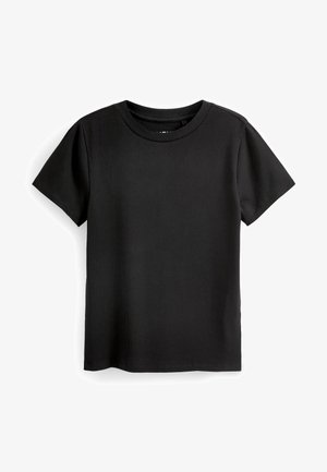 SUPER SOFT TENCEL„¢ RIBBED SHORT SLEEVE T-SHIRT - Osnovna majica kratkih rukava - black