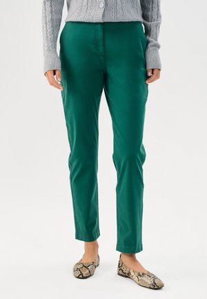 Nohavice chinos - green