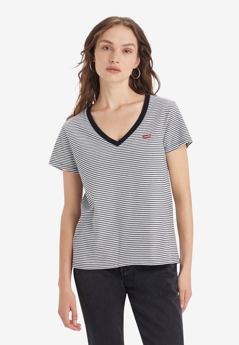 Levi's® - PERFECT VNECK - Majica kratkih rukava s printom - cloud dancer, Povećaj