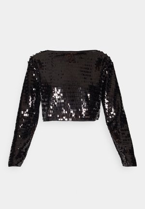 Vero Moda, VMTAYA CROPPED - Camiseta de manga larga - black