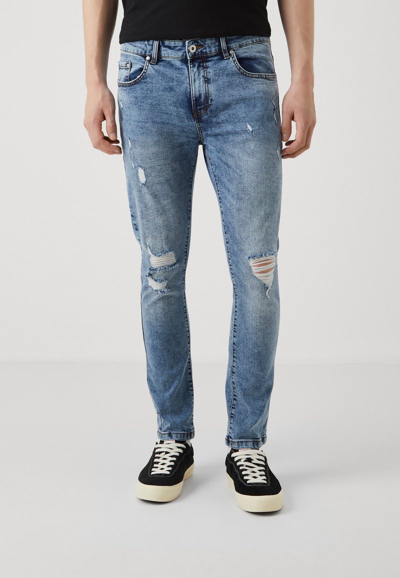 Pier One Karcsúsított farmerek - light blue denim