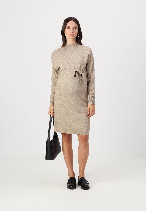 OLMLEVA BELT DRESS  - Jumper dress - beige2