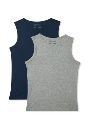 PACK 2 CON SPALLA LARGA - Top - grigio medio melange