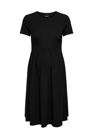 ONLY MATERNITY OLMMALAYA O-NECK ABK - Strickkleid - black
