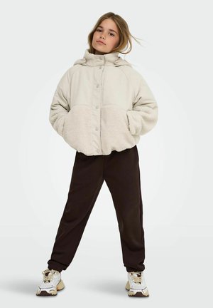 ONLY GIRLS, TEDDY JACKET KOGNOMI TEDDY JACKET - Fleecejacke - silver lining
