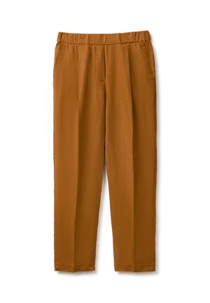 United Colors of Benetton, PULL ON TROUSERS WITH CARROT FIT... - Pantalon classique - brown