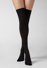 Calzedonia 50 DEN - Overkneestrumpor - black