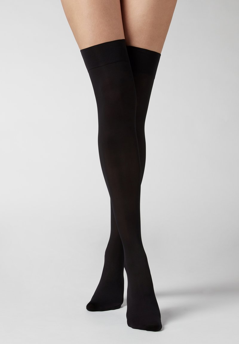 Calzedonia 50 DEN - Overkneestrumpor - black