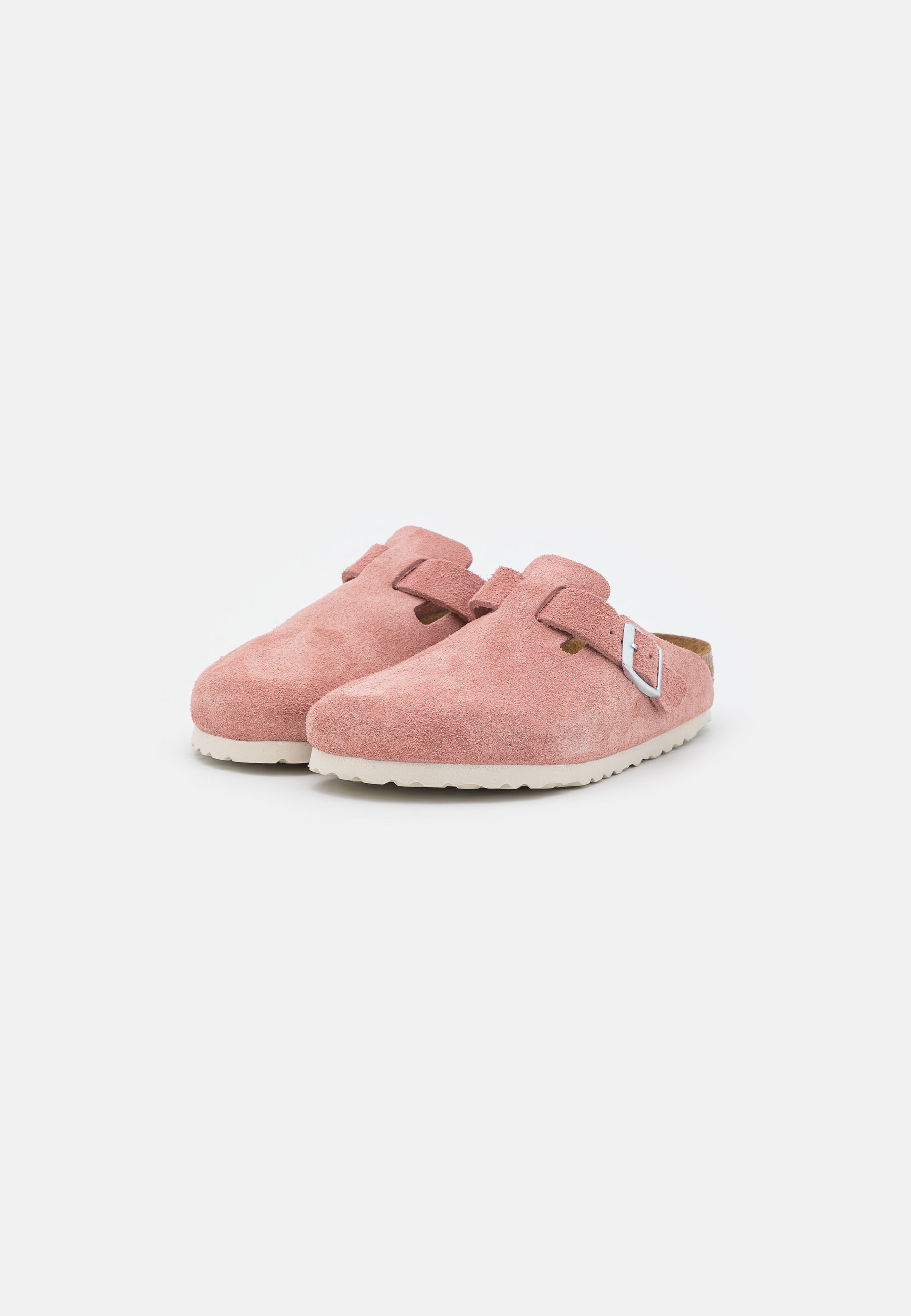 Birkenstock BOSTON REGULAR FIT - Mules - pink clay/light