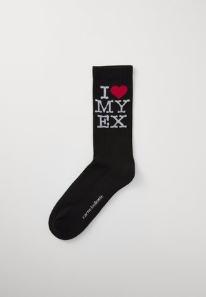 Carne Bollente EX MARKS THE SPOT UNISEX - Socks - black