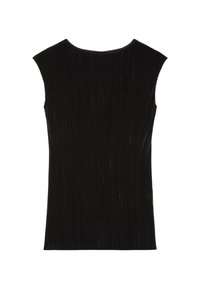 PLISSE TUNIC - Blouse - black