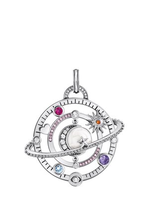 Anhänger - silberfarben weiß pink violett orange rot hellblau blau